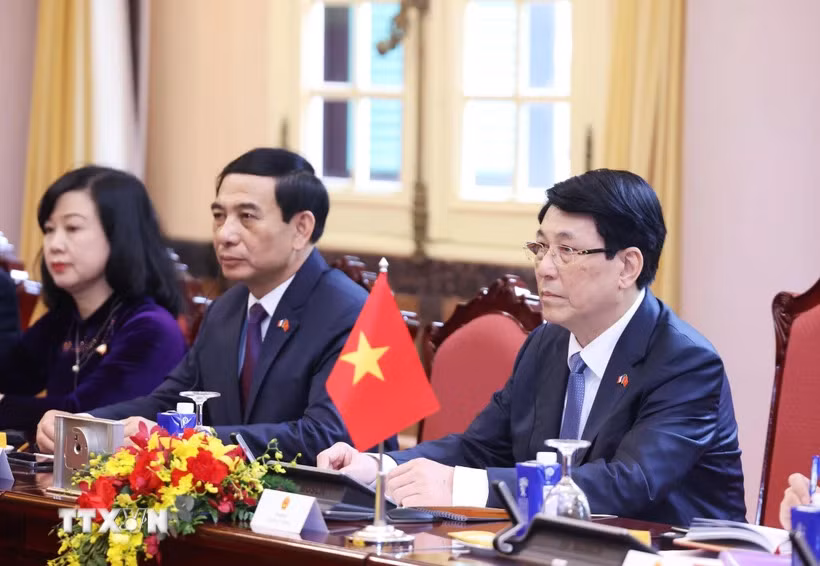 Chủ tịch nước: Quyết tâm đưa quan hệ Việt Nam-Pháp đi vào thực chất và hiệu quả -0