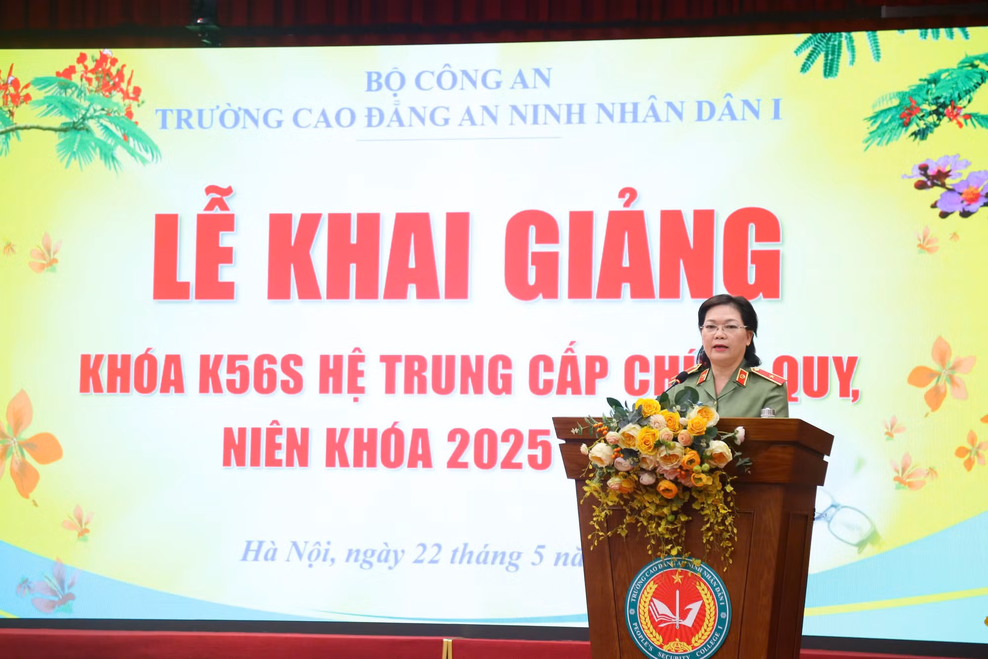 Trường Cao đẳng ANND I khai giảng Khóa K56S hệ Trung cấp chính quy -0