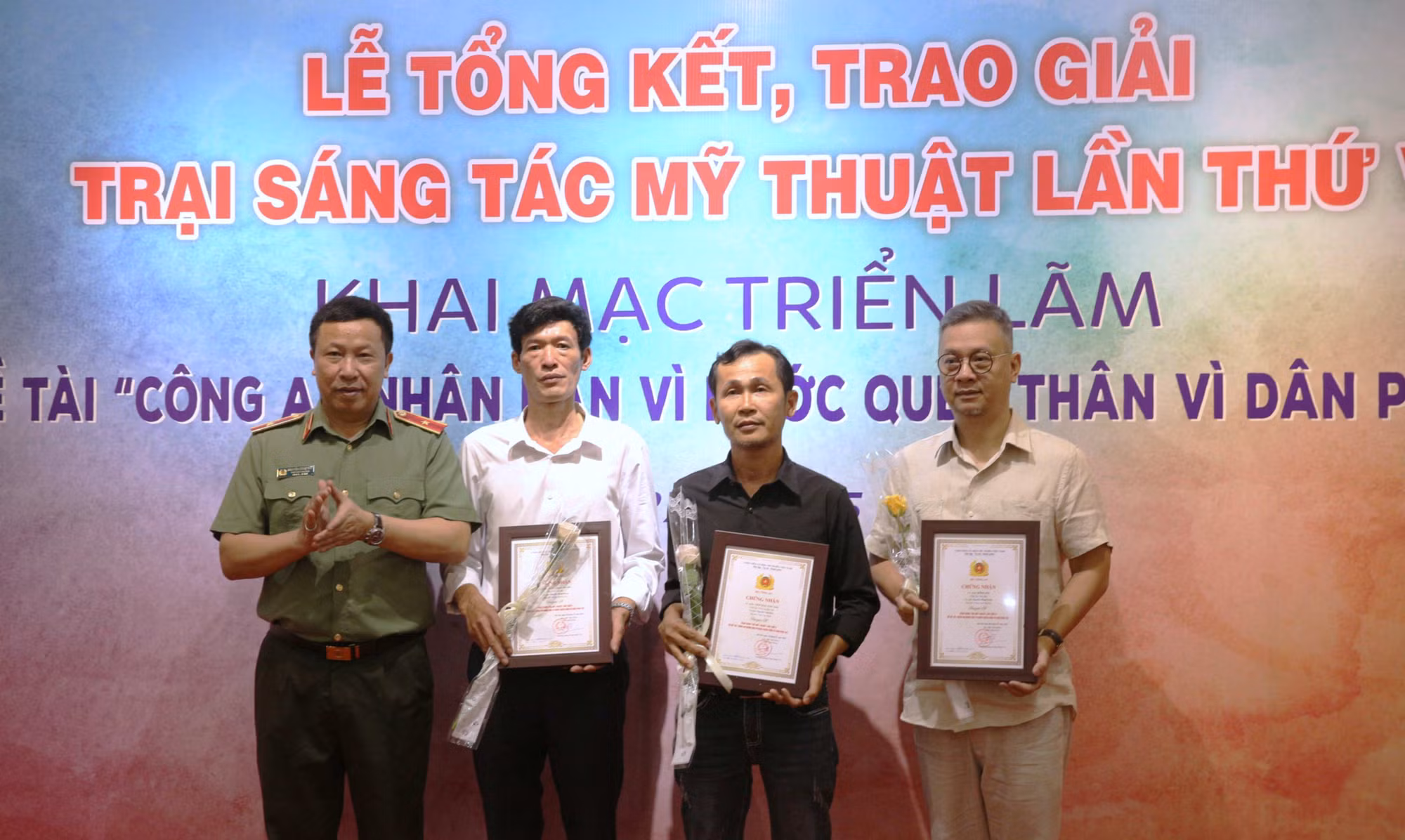 Triển lãm và trao giải Trại sáng tác mỹ thuật lần thứ 5 về đề tài CAND -0