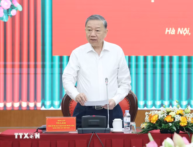 Tổng Bí thư Tô Lâm làm việc với Ủy ban Kiểm tra Trung ương -0