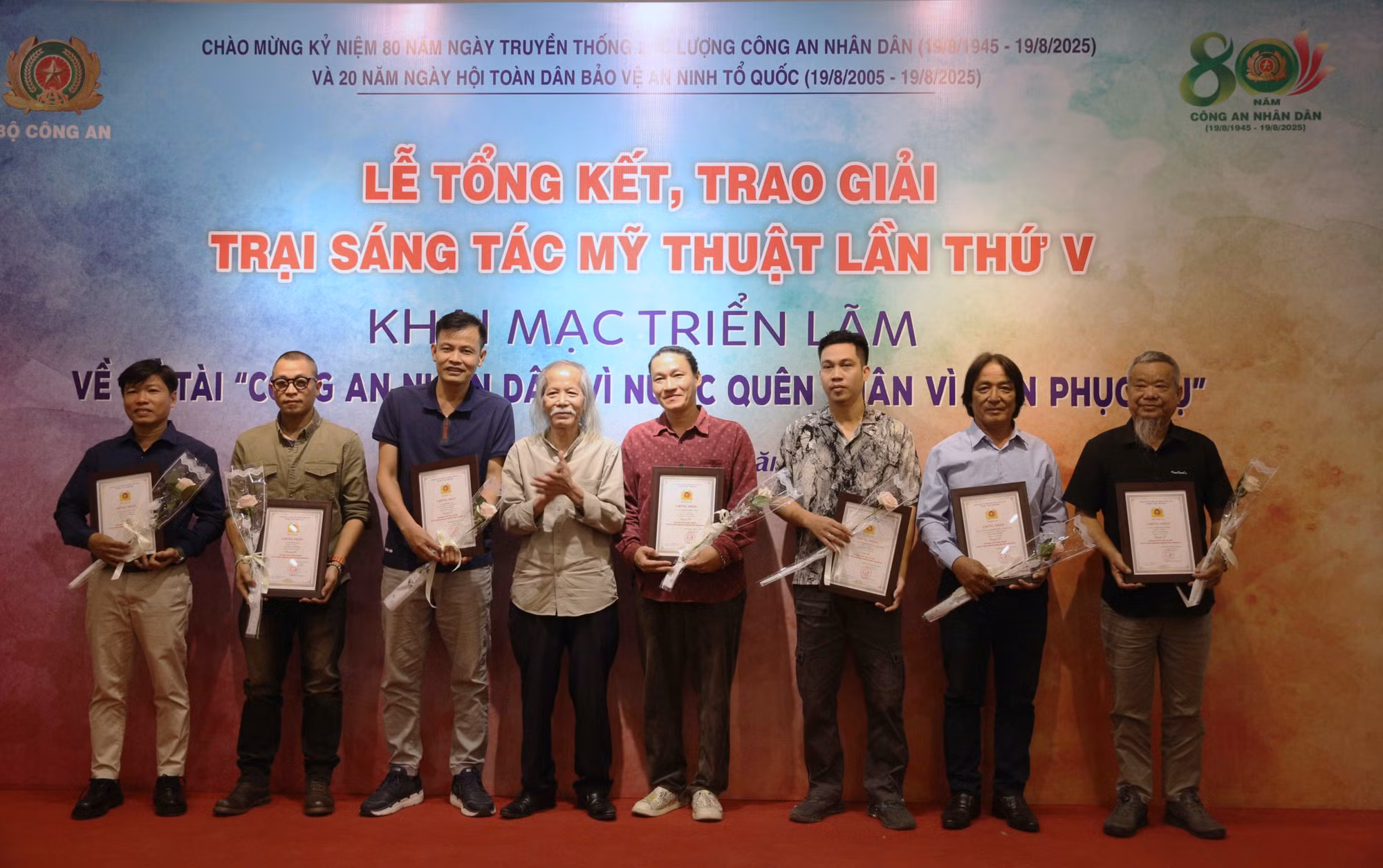 Triển lãm và trao giải Trại sáng tác mỹ thuật lần thứ 5 về đề tài CAND -0