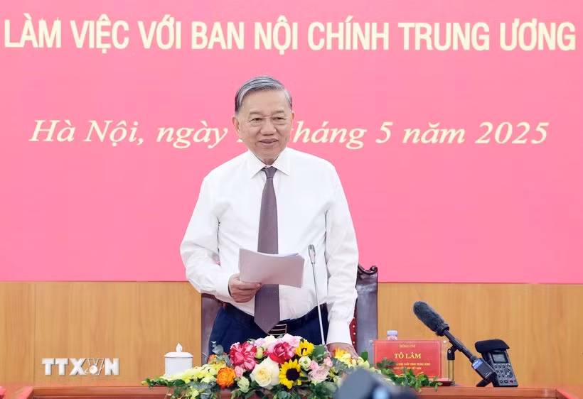 Công tác nội chính phải hướng mục tiêu giữ vững ổn định để phát triển đất nước -0