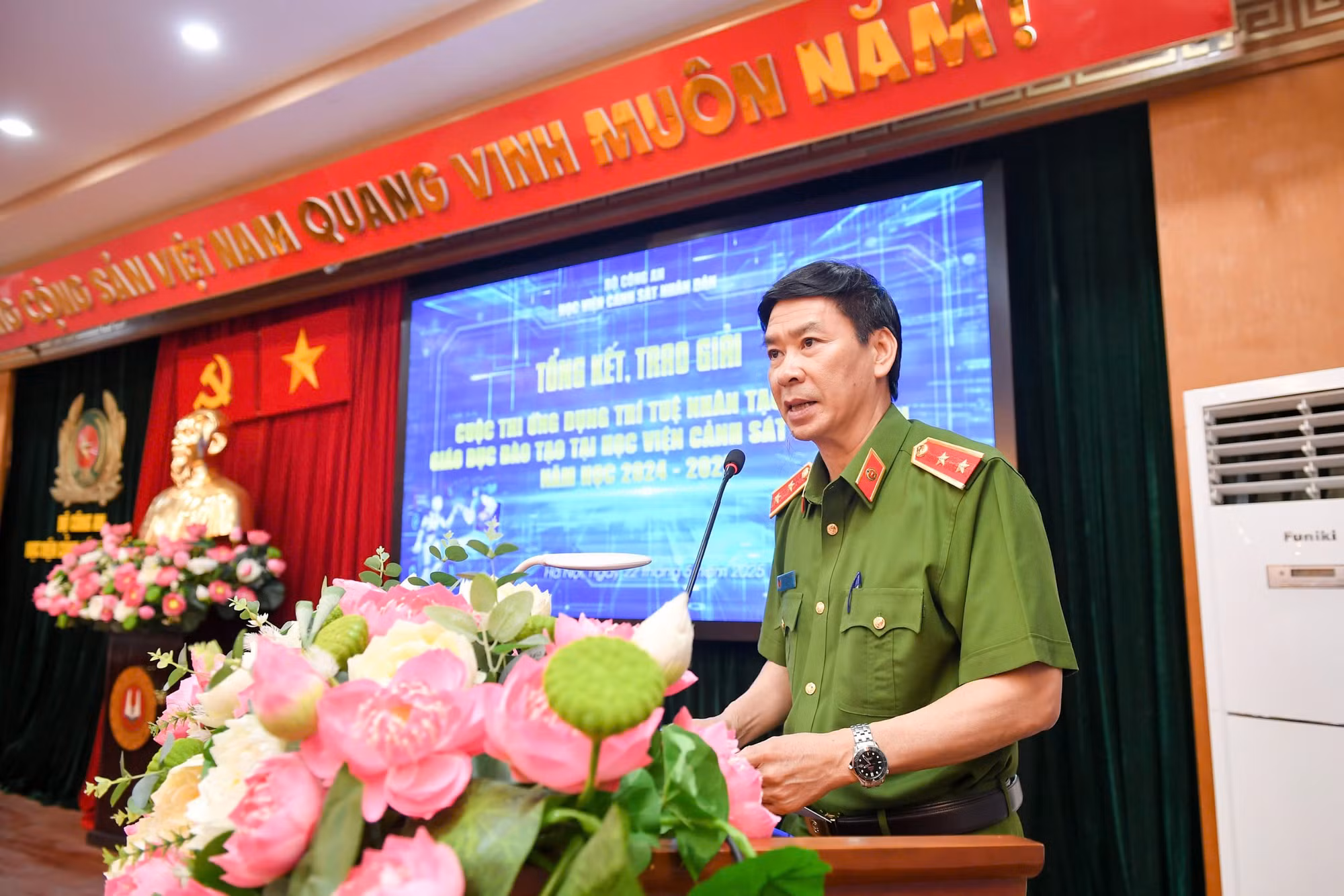 Tổng kết, trao giải Cuộc thi ứng dụng trí tuệ nhân tạo trong giáo dục, đào tạo tại Học viện CSND -0