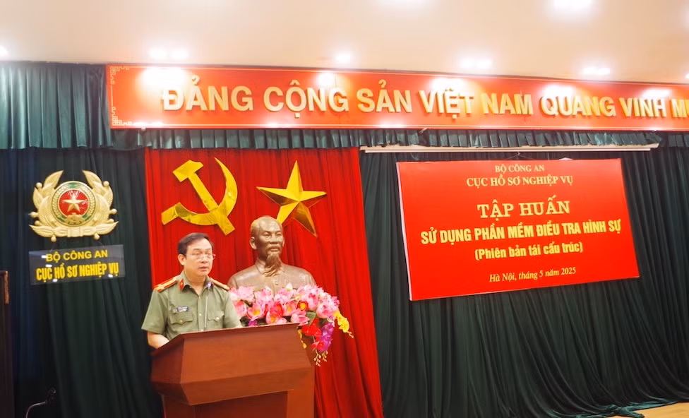 126 cán bộ điều tra, cán bộ hồ sơ nghiệp vụ tham gia tập huấn -0