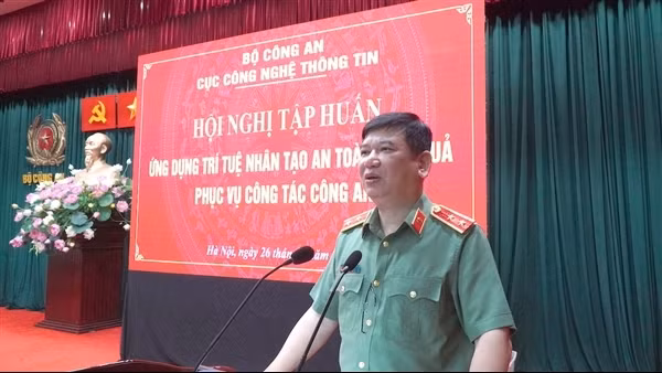 Tập huấn ứng dụng công nghệ trí tuệ nhân tạo hiệu quả, an toàn trong công tác Công an