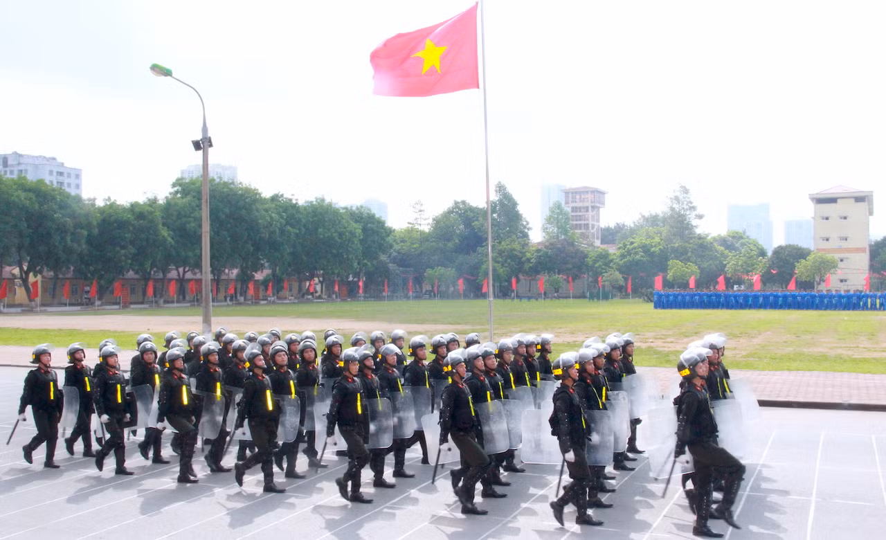 Hơn 17.000 chiến sĩ nghĩa vụ hoàn thành huấn luyện tại Bộ Tư lệnh Cảnh sát cơ động -1