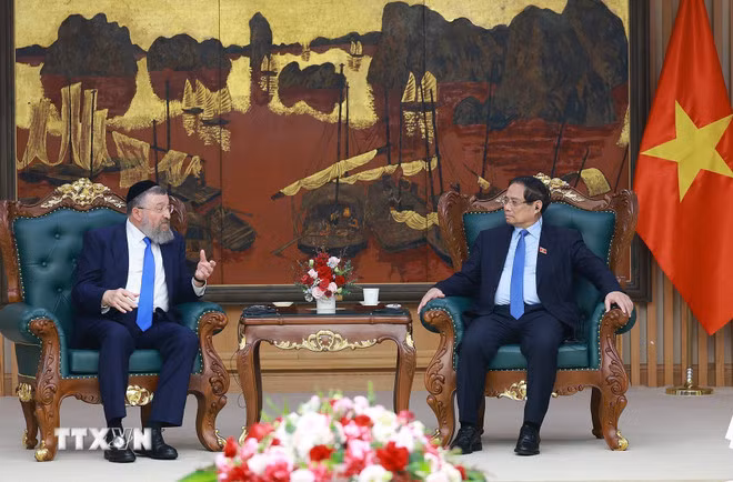 Thủ tướng Phạm Minh Chính tiếp Bộ trưởng Bộ Lao động Israel -0