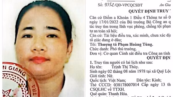 Truy tìm người phụ nữ liên quan vụ án lừa đảo chiếm đoạt tài sản