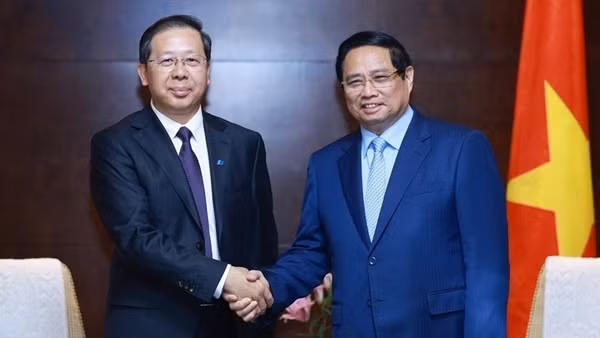 Thủ tướng Phạm Minh Chính làm việc với các Tập đoàn hàng đầu của Trung Quốc