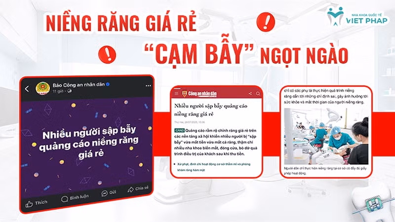 Niềng răng giá rẻ – Bẫy “đổi đời” khiến nhiều người tiền mất, răng lệch -0