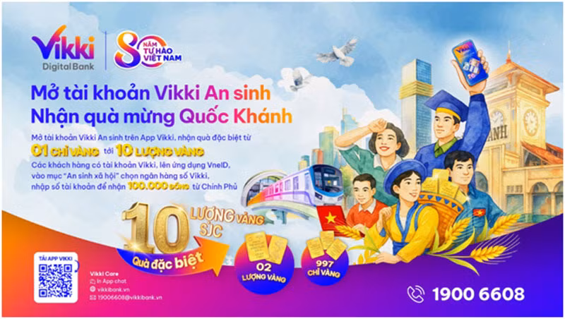 Vikki Bank tặng 1.100 điện thoại thông minh 5G cho người nghèo lan toả niềm vui Quốc khánh -0
