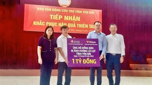 TPBank khẩn trương hỗ trợ đồng bào vùng lũ vượt qua khó khăn do cơn bão số 3