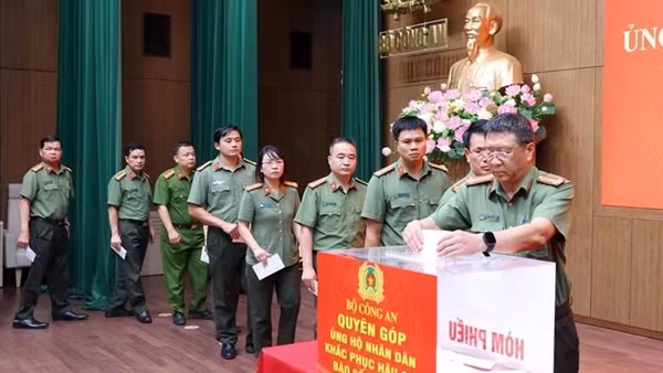 Bộ Công an hỗ trợ 20 tỷ đồng giúp các địa phương khắc phục hậu quả cơn bão số 3