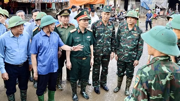Phó Thủ tướng Bùi Thanh Sơn kiểm tra công tác khắc phục hậu quả cơn bão số 3 tại Lạng Sơn