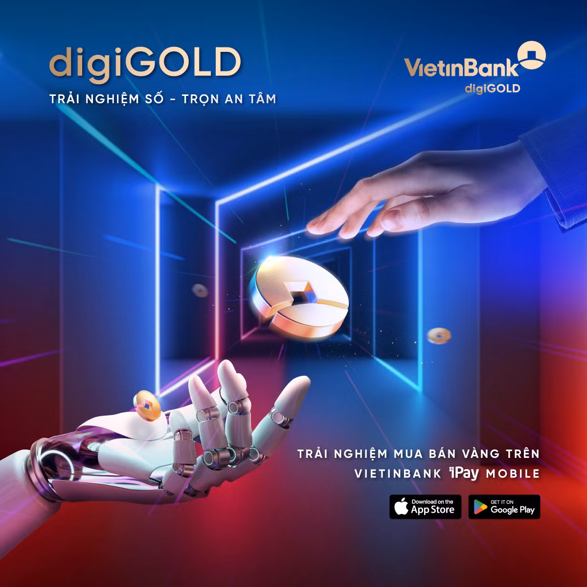 Triển khai mua bán vàng (digiGOLD) trên ứng dụng số VietinBank iPay Mobile -0