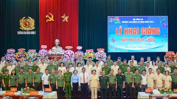 Trường Cao đẳng ANND I khai giảng năm học mới điểm đào tạo phía Nam