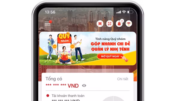 Góp quỹ dễ dàng, sao kê rõ ràng qua tính năng Quỹ nhóm của HDBank