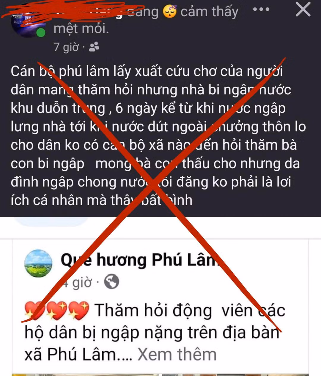 Làm rõ hành vi tung tin không đúng về hoạt động cứu trợ -1