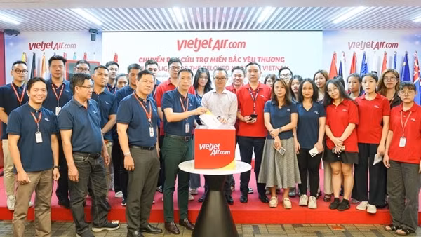 Vietjet dự kiến sẽ ủng hộ hơn 5 tỷ đồng hỗ trợ người dân vùng bão lũ
