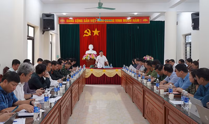 Phó Thủ tướng Hồ Đức Phớc thị sát, chỉ đạo công tác phòng chống bão lụt tại tỉnh Bắc Kạn -0