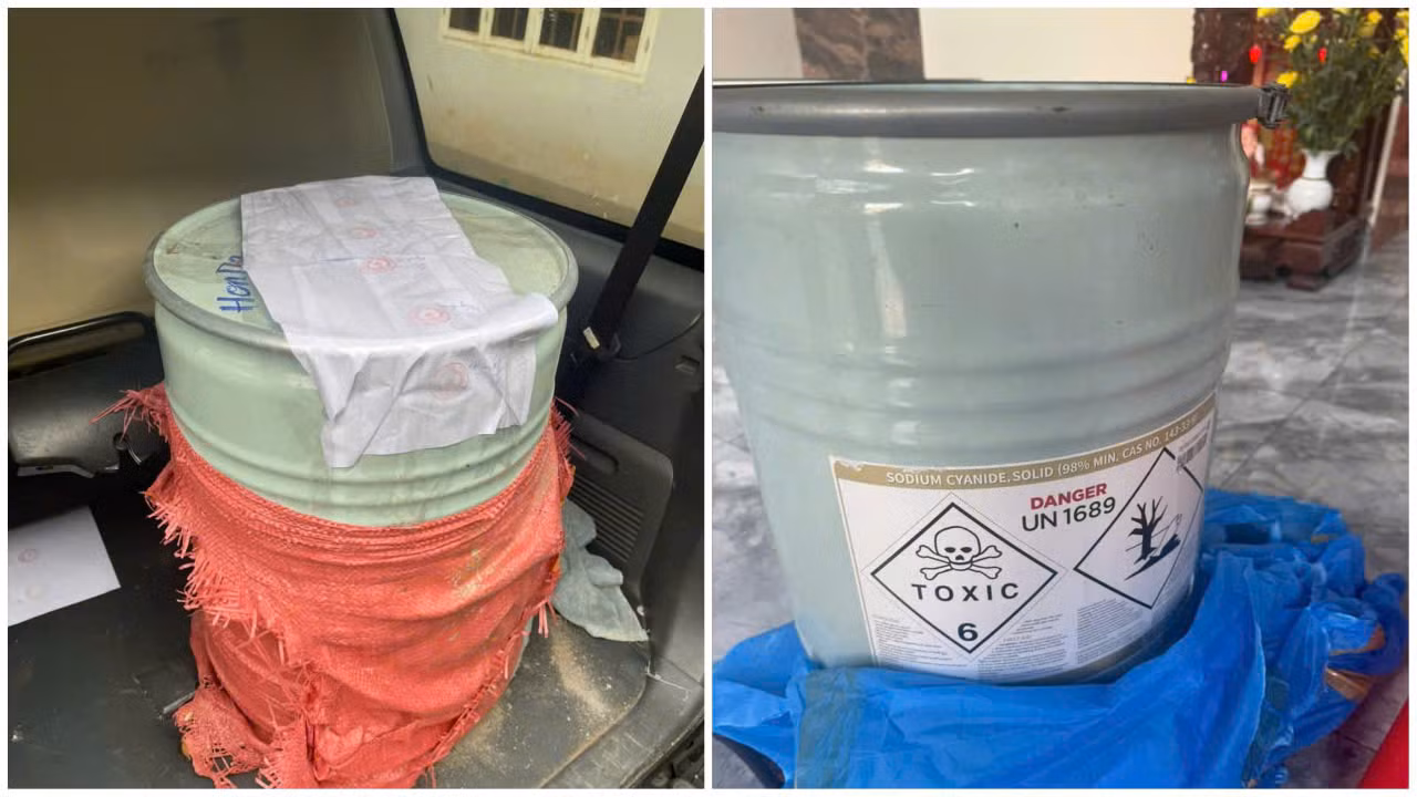 Triệt phá đường dây “Mua bán trái phép chất độc” xyanua -0
