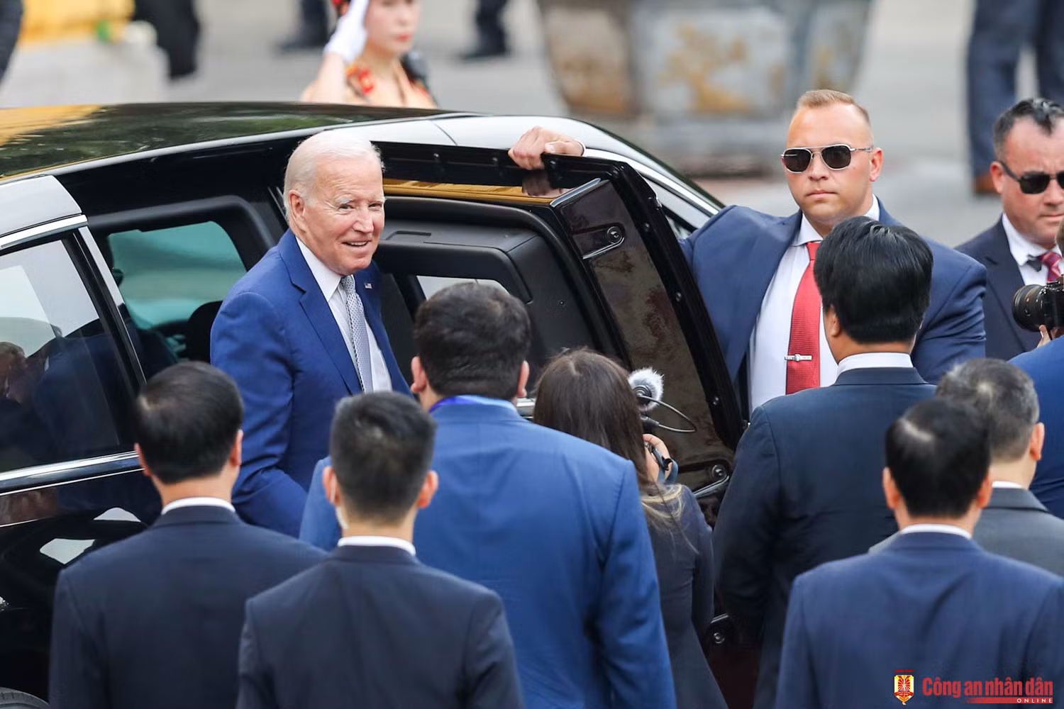 Hình ảnh đón Tổng thống Hoa Kỳ Joseph Biden tại Phủ Chủ tịch -1