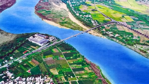 575 tỷ đồng xây dựng cầu và đường dẫn bắc qua sông Thu Bồn