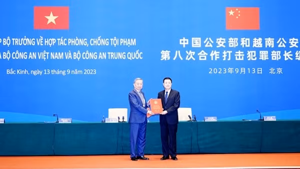 Việt Nam – Trung Quốc tăng cường hợp tác phòng, chống tội phạm