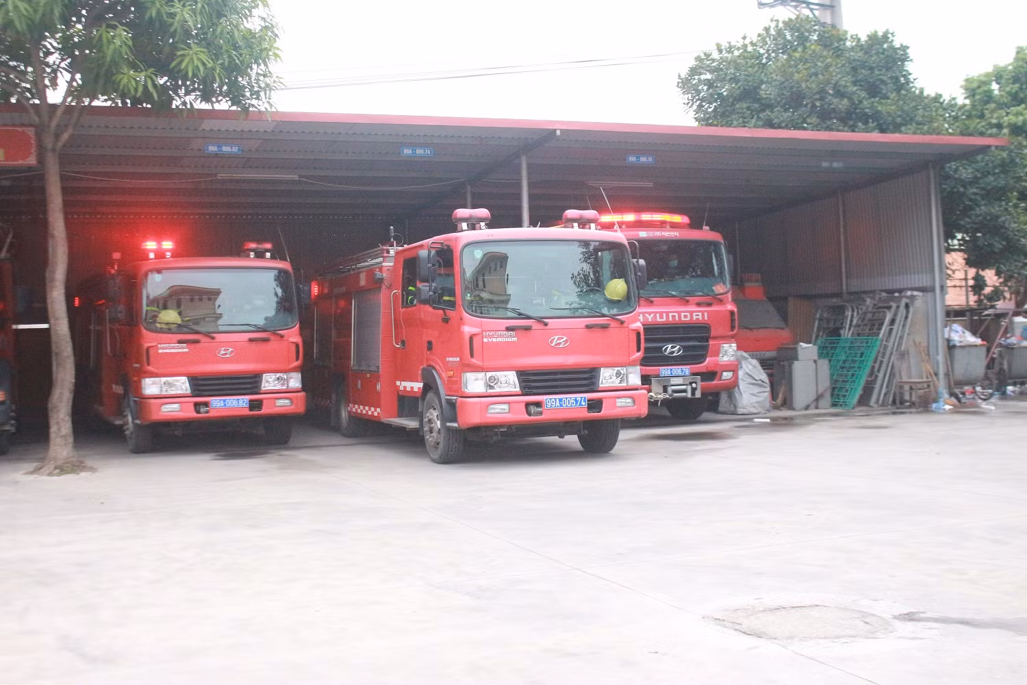 Kiểm tra công tác ứng trực sẵn sàng chiến đấu của Cảnh sát PCCC trong dịp Tết -1