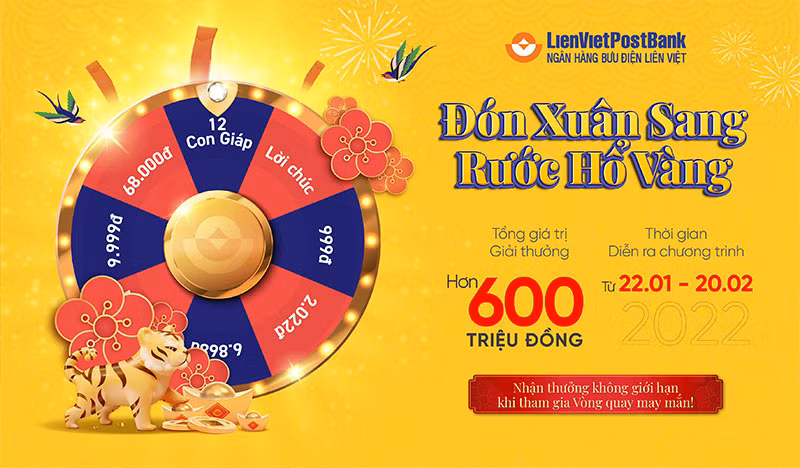 “Đón xuân sang – Rước hổ vàng” cùng LienVietPostBank -0