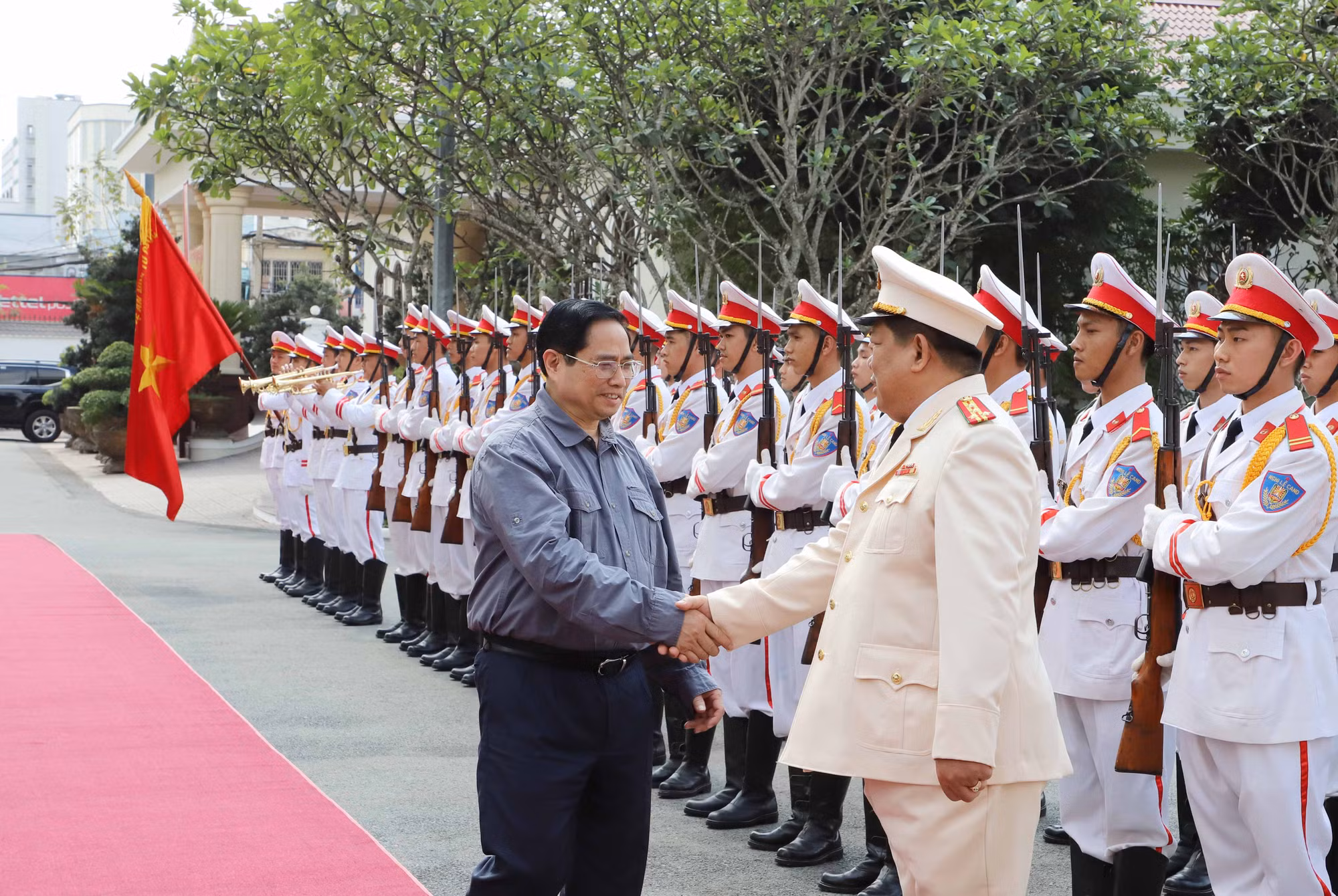 Thủ tướng Phạm Minh Chính thăm, làm việc với Công an TP Cần Thơ -1