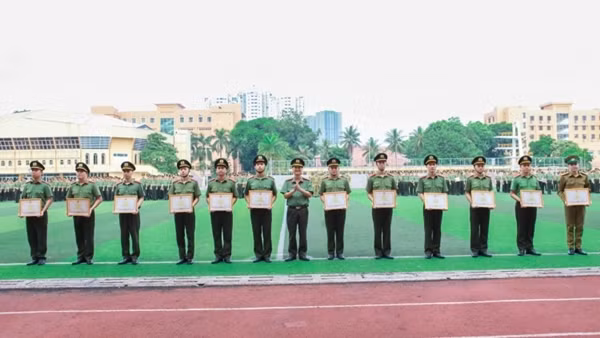 Học viện ANND tổ chức Hội thi cán bộ trung đội giỏi năm 2022