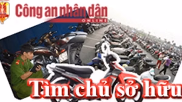 Truy tìm chủ sở hữu hai xe máy liên quan các vụ cướp giật tài sản
