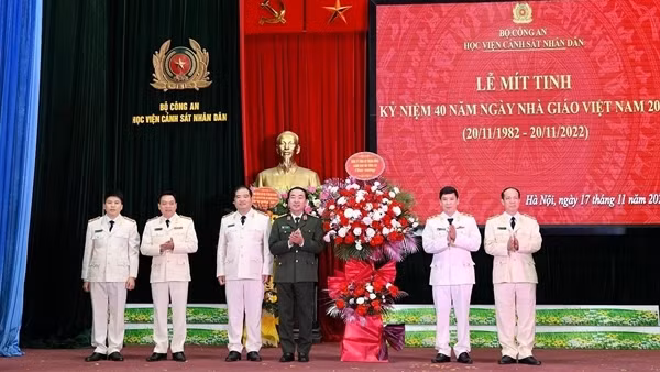 Xây dựng Học viện CSND xứng đáng là “địa chỉ đỏ” trong đào tạo nguồn nhân lực chất lượng cao