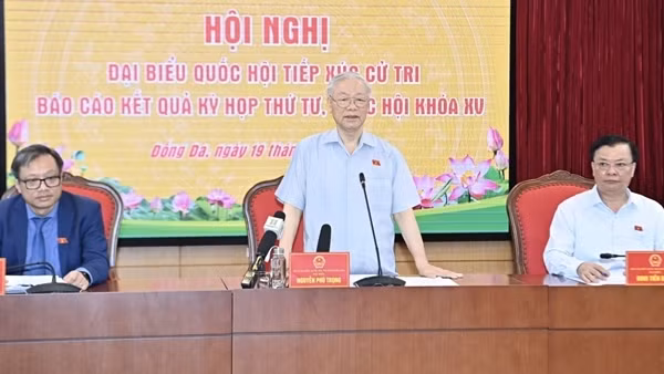 Tổng Bí thư thông tin tới cử tri Hà Nội về chuyến thăm chính thức Trung Quốc