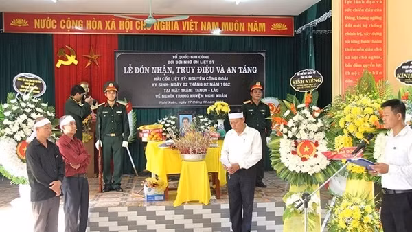 Rưng rưng ngày về đất mẹ của liệt sĩ sau hơn 60 năm thất lạc