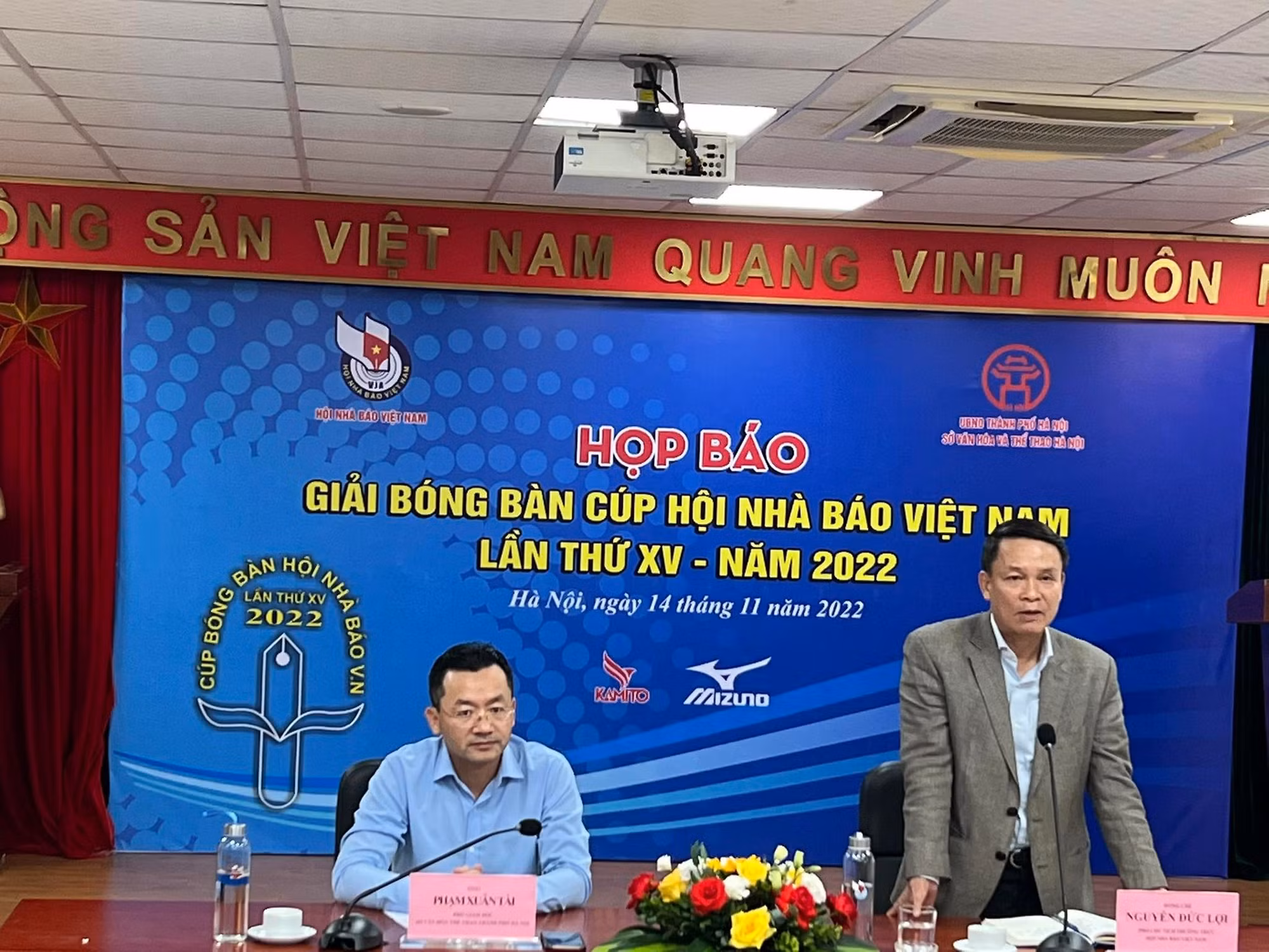 Họp báo “Giải bóng bàn Cúp Hội Nhà báo Việt Nam lần thứ XV - năm 2022”