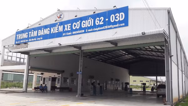 Trung tâm đăng kiểm 6203D ở Long An bị tạm đình chỉ