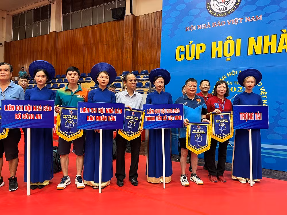 Khai mạc giải Bóng bàn Cúp Hội nhà báo Việt Nam lần thứ XV -0
