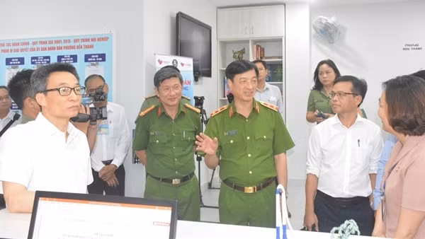 Đoàn Công tác Chính phủ kiểm tra kết quả triển khai Đề án 06 tại TP Hồ Chí Minh