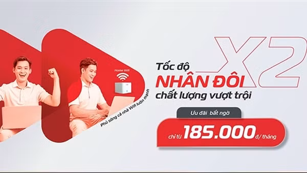 Viettel ra mắt dải gói cước FTTH mới nhân đôi tốc độ