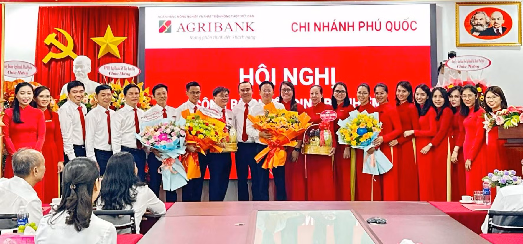Công bố quyết định bổ nhiệm Giám đốc Agribank Chi nhánh Phú Quốc -1