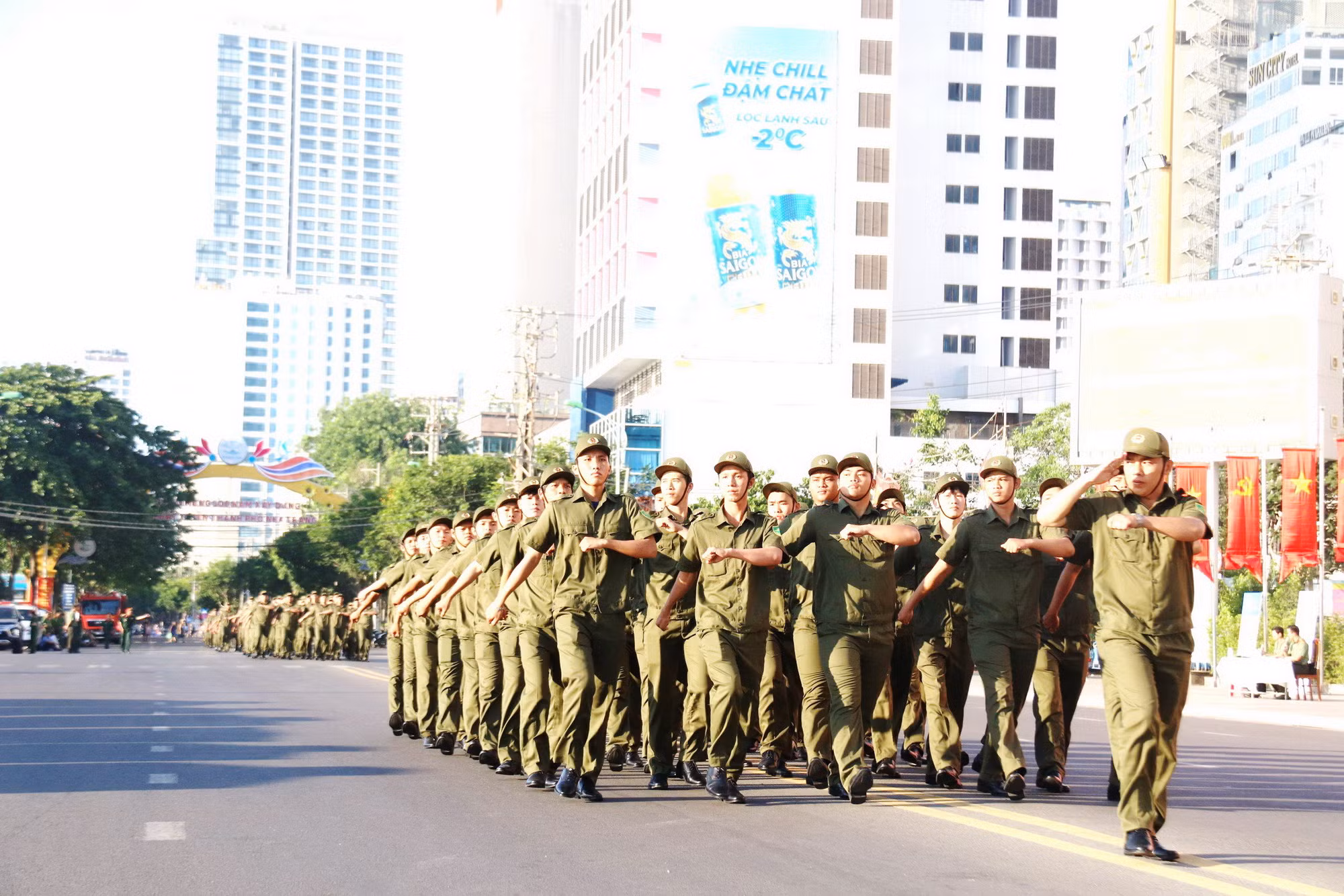 Phó Thủ tướng Chính phủ Trần Lưu Quang dự lễ ra mắt Lực lượng TGBV ANTT ở cơ sở tại Khánh Hòa -0