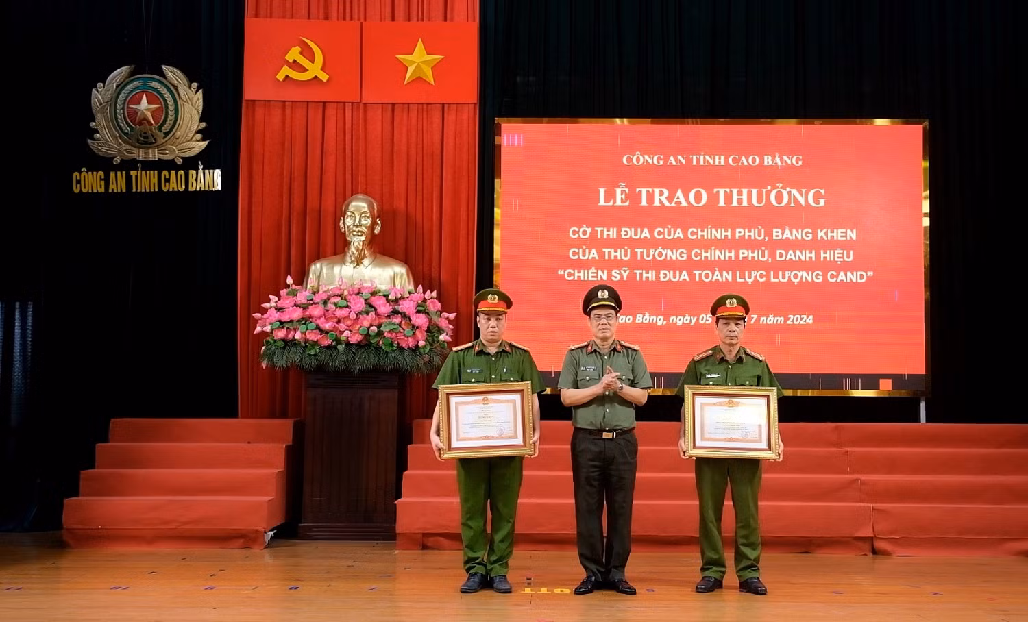 Công an tỉnh Cao Bằng tổ chức hội nghị sơ kết công tác 6 tháng đầu năm -0