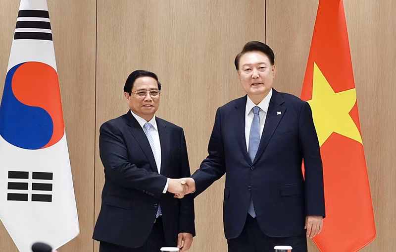Thủ tướng Phạm Minh Chính kết thúc tốt đẹp chuyến thăm chính thức Hàn Quốc -0