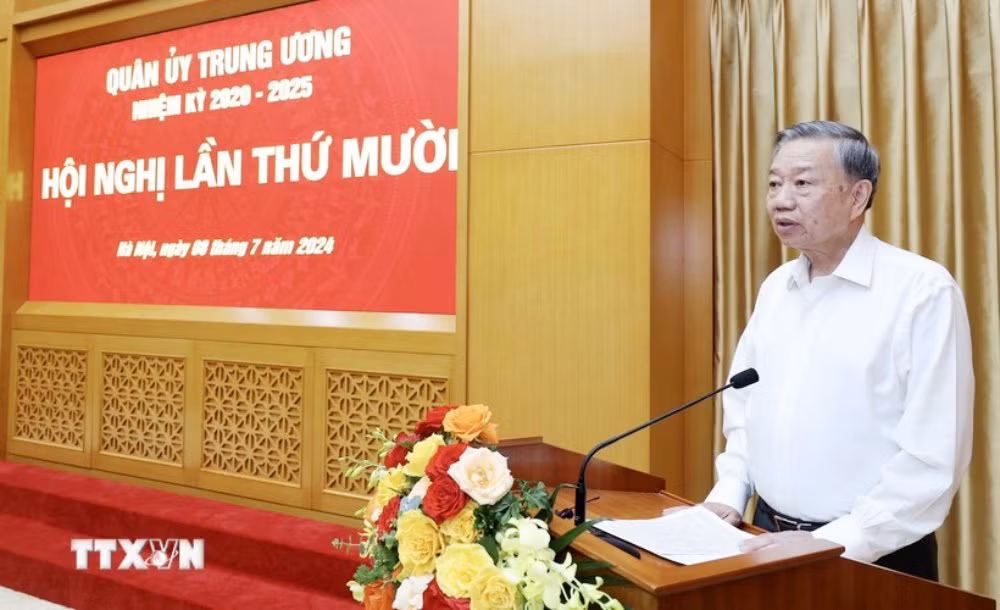 Chủ tịch nước và Thủ tướng Chính phủ dự Hội nghị Quân ủy Trung ương -0