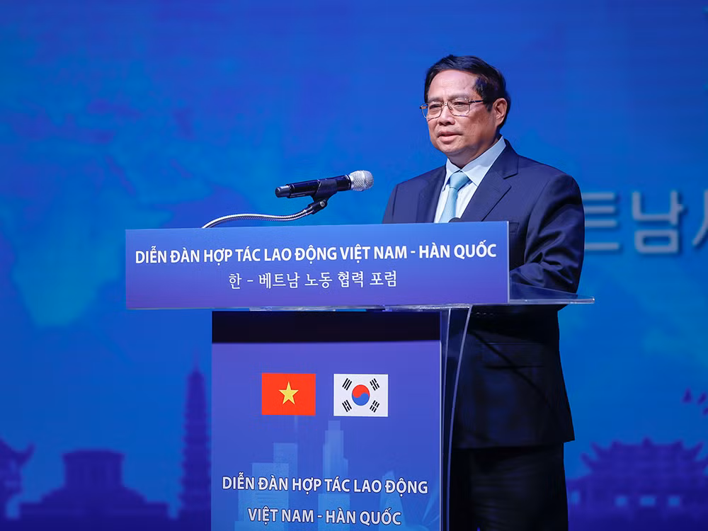 Thủ tướng: Tạo thuận lợi nhất cho người lao động, nâng tầm hợp tác lao động Việt Nam-Hàn Quốc -0