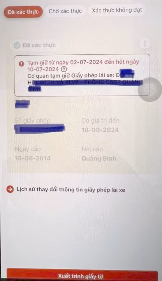 Những trường hợp đầu tiên ở Hà Tĩnh bị thu 