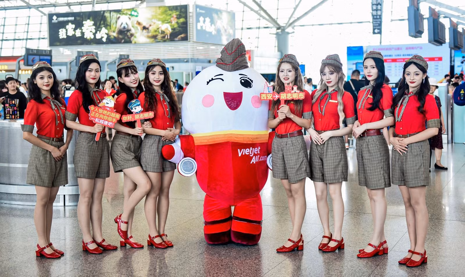 Vietjet khai trương đường bay Tây An (Trung Quốc) - TP. Hồ Chí Minh với siêu khuyến mãi -0
