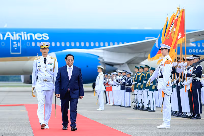 Thủ tướng Phạm Minh Chính kết thúc tốt đẹp chuyến thăm chính thức Hàn Quốc -0
